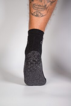 Footie Socke mit Anti Rutsch XL: 45-48