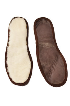 Schuheinlage - Fellsohle aus Alpakafell Naturfarben 36