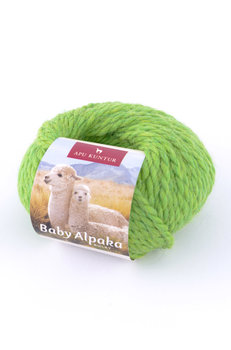 100% Baby Alpaka Wolle dick 08 grün