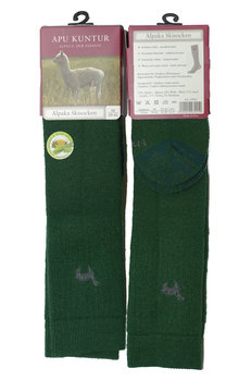 Alpaka Jagd- Trachten- Socke grün