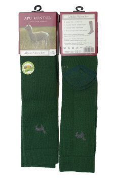 Alpaka Jagd- Trachten- Socke grün XL 45-48