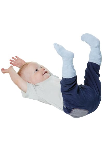 Alpaka Kindersocken silbergrau 18-20