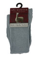 Alpaka Kindersocken silbergrau 18-20
