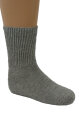 Alpaka Kindersocken silbergrau 18-20