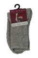 Alpaka Kindersocken silbergrau 18-20
