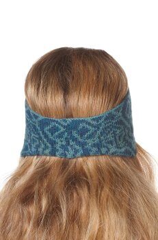 Stirnband "Chimu" mit jacquard Strick 