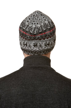 Unisex Mütze "Anden Vientos" gefüttert grau L