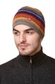 Unisex Mütze "Arco Iris" mit Baumwoll- gefüttert Ringelmuster