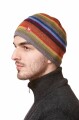 Unisex Mütze "Arco Iris" mit Baumwoll- gefüttert Ringelmuster