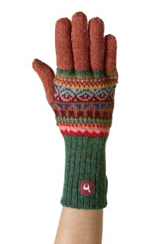 Fingerhandschuh "Luna" im Jacquard- Strick