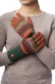 Fingerhandschuh "Luna" im Jacquard- Strick