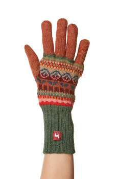 Fingerhandschuh "Luna" im Jacquard- Strick L