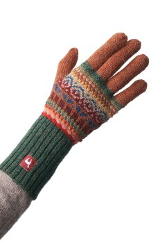 Fingerhandschuh "Luna" im Jacquard- Strick L