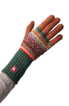 Fingerhandschuh "Luna" im Jacquard- Strick L