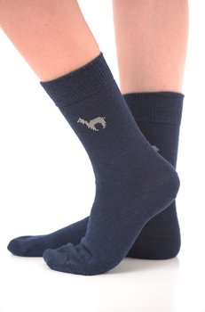 Alpaka Business Socke 36-38 S blau