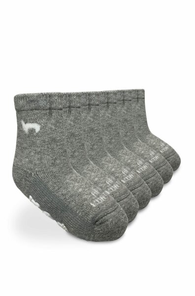 Kinder ABS Socken grau 21-23