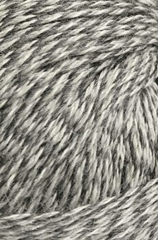 100% Baby Alpaka Wolle N-155 Grau Melange