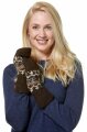 Fausthandschuh Natura natur-schwarz S