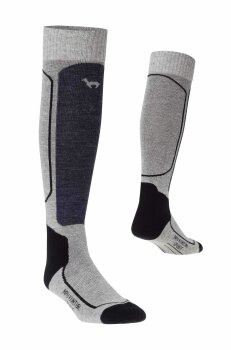 Sport- und Reit Socken grau 36-38