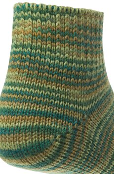 Alpaka Freizeitsocken meliert S 36-38 grün meliert