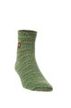 Alpaka Freizeitsocken meliert S 36-38 grün meliert