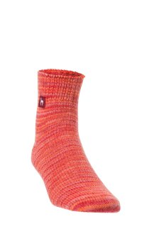 Alpaka Freizeitsocken meliert S 36-38 rot meliert