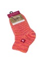 Alpaka Freizeitsocken meliert S 36-38 rot meliert