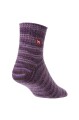 Alpaka Freizeitsocken meliert M 39-41 violett meliert