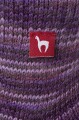 Alpaka Freizeitsocken meliert M 39-41 violett meliert