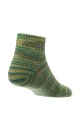 Alpaka Freizeitsocken meliert L 42-44 grün meliert