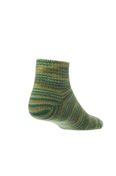 Alpaka Freizeitsocken meliert XL 45-48 grün meliert