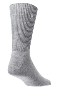 Alpaka Socken SOFT aus 52% Alpaka & 18% Wolle silbergrau L 42-44