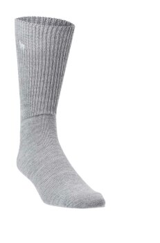 Alpaka Socken SOFT aus 52% Alpaka & 18% Wolle silbergrau L 42-44