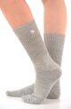 Alpaka Socken SOFT aus 52% Alpaka & 18% Wolle silbergrau L 42-44