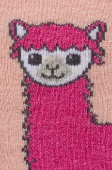 ABS Kindersöcken mit Alpaka Motiv pink 15-17