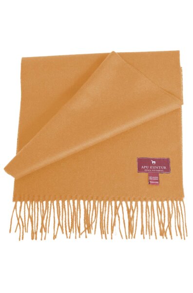 Schal aus 100% Baby Alpakawolle 32*180 cm senape