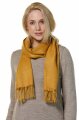 Schal aus 100% Baby Alpakawolle 32*180 cm senape