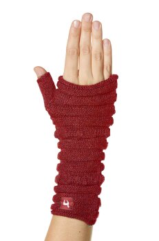 Espiga Pulswärmer rot meliert