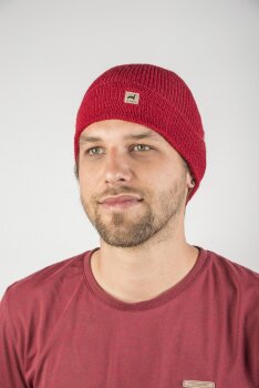 Alpakamütze "Lightweight" rot