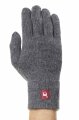 Fingerhandschuhe aus Baby Alpaka Wolle grau M