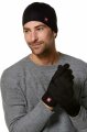 Fingerhandschuh gefüttert schwarz M