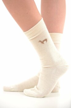 Alpaka Business Socke 39-41 M schwarz