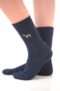 Alpaka Business Socke 39-41 M schwarz