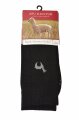 Alpaka Business Socke 39-41 M schwarz