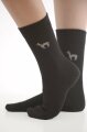 Alpaka Business Socke 39-41 M schwarz